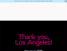 Tablet Screenshot of ladesignfestival.org